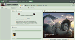Desktop Screenshot of demons-n-angels.deviantart.com
