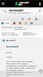 Mobile Screenshot of lacrimadoll.deviantart.com