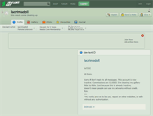 Tablet Screenshot of lacrimadoll.deviantart.com