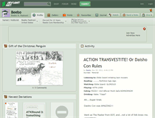 Tablet Screenshot of beebo.deviantart.com