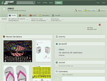 Tablet Screenshot of niexz.deviantart.com