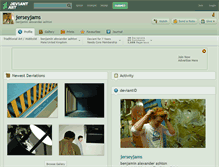 Tablet Screenshot of jerseyjams.deviantart.com