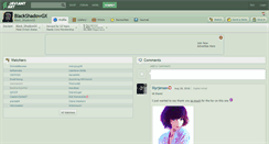 Desktop Screenshot of blackshadowgx.deviantart.com