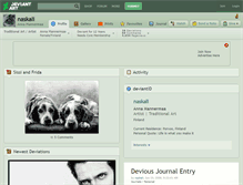 Tablet Screenshot of naskali.deviantart.com