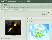 Tablet Screenshot of banq.deviantart.com