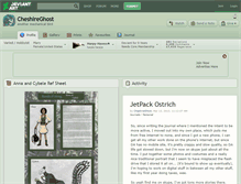 Tablet Screenshot of cheshireghost.deviantart.com