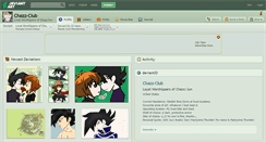 Desktop Screenshot of chazz-club.deviantart.com