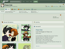 Tablet Screenshot of chazz-club.deviantart.com