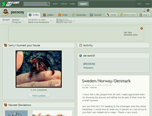 Tablet Screenshot of pococoy.deviantart.com