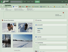 Tablet Screenshot of nallukka.deviantart.com