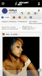 Mobile Screenshot of nickyz.deviantart.com