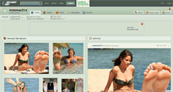 Desktop Screenshot of motoman514.deviantart.com