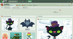 Desktop Screenshot of devildino.deviantart.com