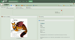 Desktop Screenshot of coldpaw.deviantart.com