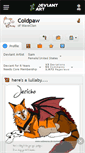 Mobile Screenshot of coldpaw.deviantart.com