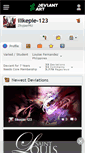 Mobile Screenshot of ilikepie-123.deviantart.com
