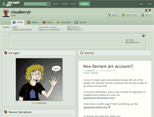 Tablet Screenshot of cloudberry0.deviantart.com
