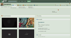 Desktop Screenshot of futurephonic.deviantart.com
