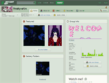 Tablet Screenshot of freaky-art.deviantart.com