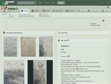 Tablet Screenshot of katkat-5.deviantart.com