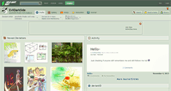 Desktop Screenshot of evildarkside.deviantart.com
