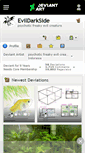 Mobile Screenshot of evildarkside.deviantart.com
