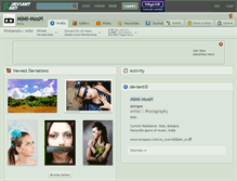 Tablet Screenshot of mimi-mosh.deviantart.com