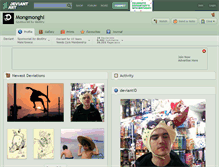 Tablet Screenshot of mongmonghi.deviantart.com