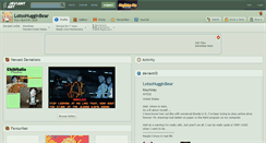Desktop Screenshot of lotsohugginbear.deviantart.com