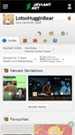 Mobile Screenshot of lotsohugginbear.deviantart.com