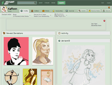 Tablet Screenshot of kaffeen.deviantart.com
