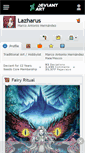 Mobile Screenshot of lazharus.deviantart.com
