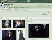 Tablet Screenshot of emmanuelle-sits.deviantart.com
