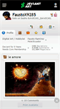 Mobile Screenshot of faustox9285.deviantart.com