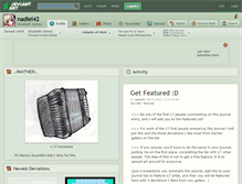 Tablet Screenshot of nadiel42.deviantart.com