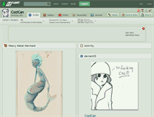 Tablet Screenshot of cozican.deviantart.com