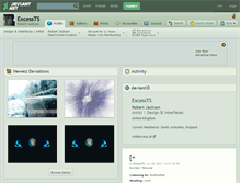 Tablet Screenshot of excessts.deviantart.com
