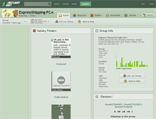 Tablet Screenshot of expressshipping-fc.deviantart.com
