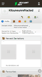Mobile Screenshot of kitsuneunrefracted.deviantart.com