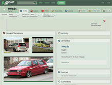 Tablet Screenshot of mmadis.deviantart.com