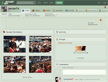 Tablet Screenshot of jonjon74.deviantart.com