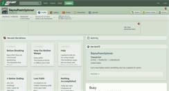 Desktop Screenshot of bayoupoemspinner.deviantart.com
