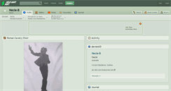Desktop Screenshot of necie-b.deviantart.com