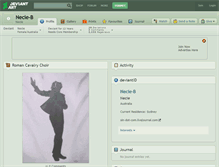 Tablet Screenshot of necie-b.deviantart.com