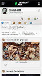 Mobile Screenshot of christ-off.deviantart.com
