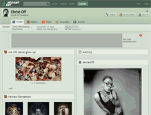 Tablet Screenshot of christ-off.deviantart.com