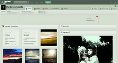 Desktop Screenshot of murder-by-suicide.deviantart.com