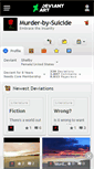 Mobile Screenshot of murder-by-suicide.deviantart.com
