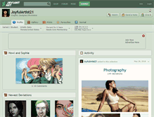 Tablet Screenshot of joyfulartist21.deviantart.com