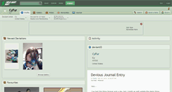 Desktop Screenshot of cyfur.deviantart.com